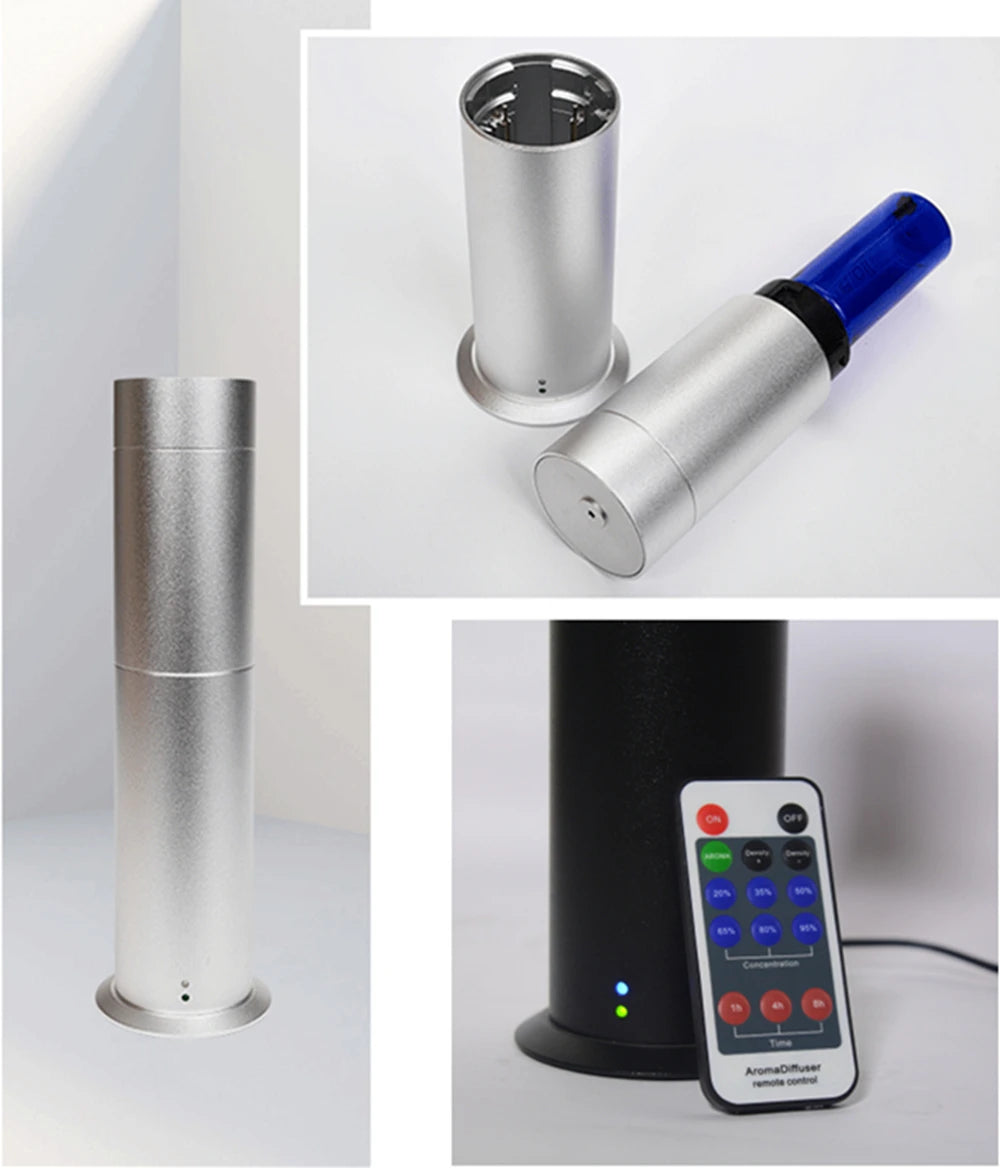 Namste Aroma Diffuser Bluetooth Remote Control 120ML Capacity Aluminum Alloy Essential Oil Incense Burner Home Hotel Perfume