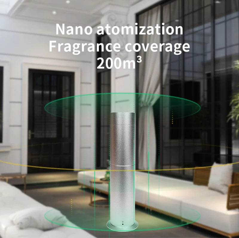 Namste Aroma Diffuser Bluetooth Remote Control 120ML Capacity Aluminum Alloy Essential Oil Incense Burner Home Hotel Perfume