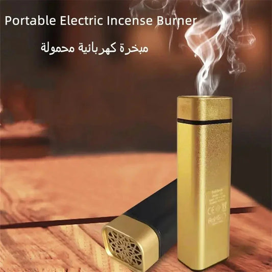 NEW Rechargeable USB Incense Burner Portable Electric Bakhoor Aroma Diffuser Mini Arabic Incense Holder Muslim Home Decoration