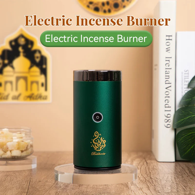 Mini Portable Electric Incense Burner USB Aroma Diffuser Arabian Rechargeable Incense Holder Censer Home Decoration